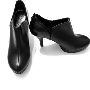 Unlisted by Kenneth Cole black booties.